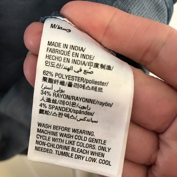 Ideology Tie-Dye Short Sleeve Casual Tunic Top - Picture 6 of 8